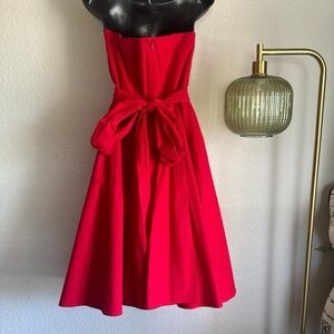NWT Red Anthropologie Dress (6)